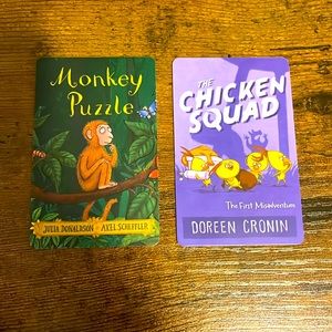 Yoto cards! Set of two stories. Monkey Puzzle and Chicken Squad!